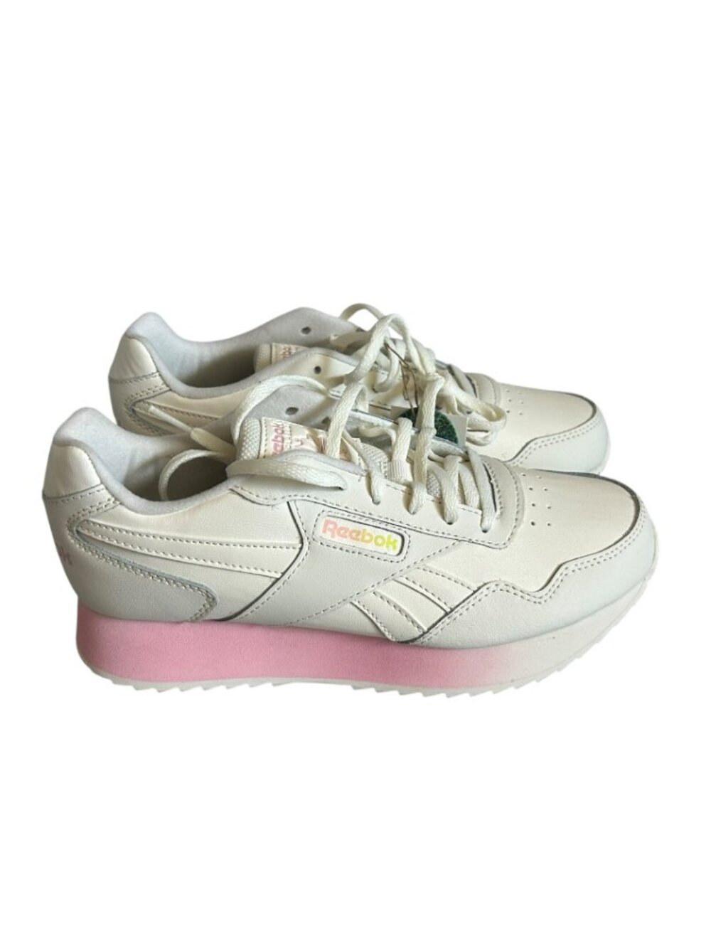 REEBOK Women's Classic Harman Ripple Ivory Sneaker Shoe Size 8/9/10 NEW
